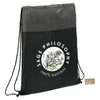 Leed's Black Ash Recycled Drawstring Bag