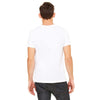 Bella + Canvas Men's White Jersey Short-Sleeve Pocket T-Shirt