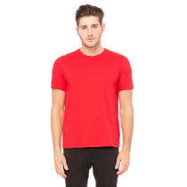 Bella + Canvas Unisex Red Heavyweight 5.5 oz. Crew T-Shirt