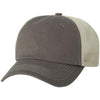 Sportsman Charcoal/Stone Contrast Stitch Mesh Cap