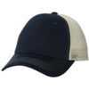 Sportsman Navy/Stone Contrast Stitch Mesh Cap