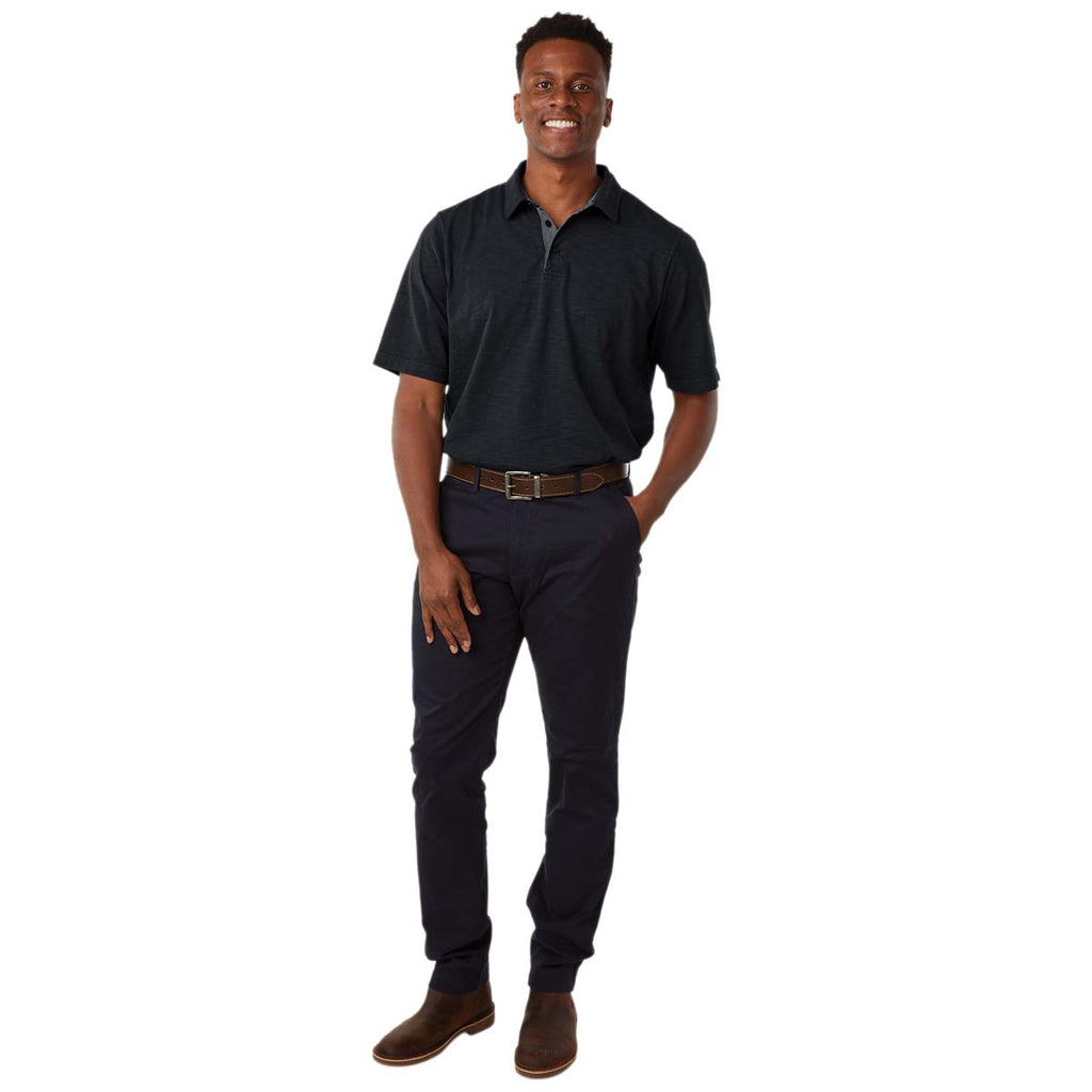 Charles River Men's Black Freetown Polo