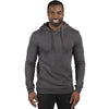 Threadfast Unisex Charcoal Heather Ultimate Fleece Pullover Hooded Sweatshirt