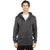 Threadfast Unisex Charcoal Heather Ultimate Fleece Full-Zip Hooded Sweatshirt