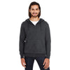 Threadfast Unisex Black Heather Triblend French Terry Full-Zip