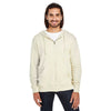 Threadfast Unisex Cream Triblend French Terry Full-Zip