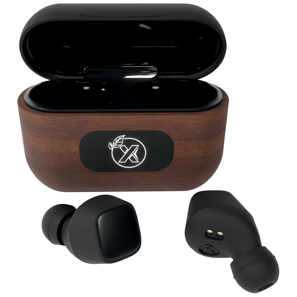 SCX Design Walnut Walnut Wood Wireless Earbuds and Charging Case