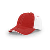 Richardson Women's Alternate Red/White Washed Sandwich Visor Cap