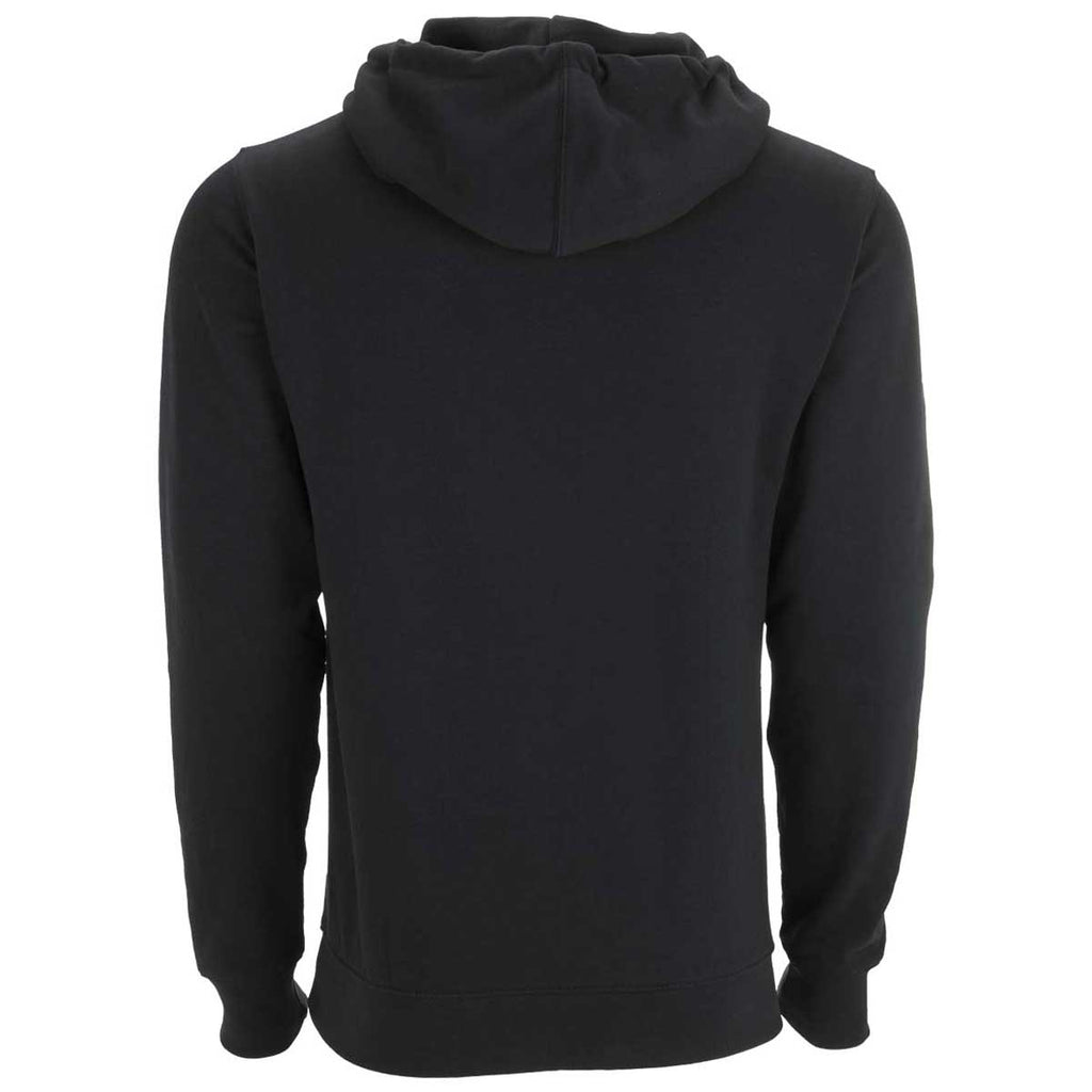 Vantage Men's Black Premium Cotton Blocked Fleece Pullover Hoodie