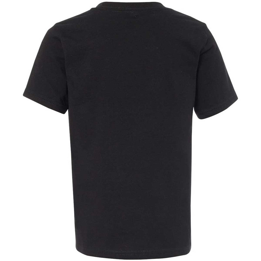 Next Level Boy's Black Premium Short-Sleeve Crew Tee