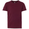 Next Level Boy's Maroon Premium Short-Sleeve Crew Tee