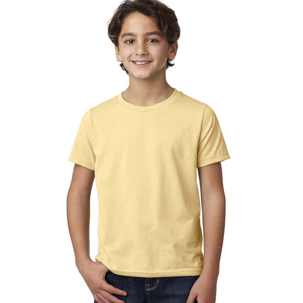 Next Level Boy's Banana Cream CVC Crew Tee