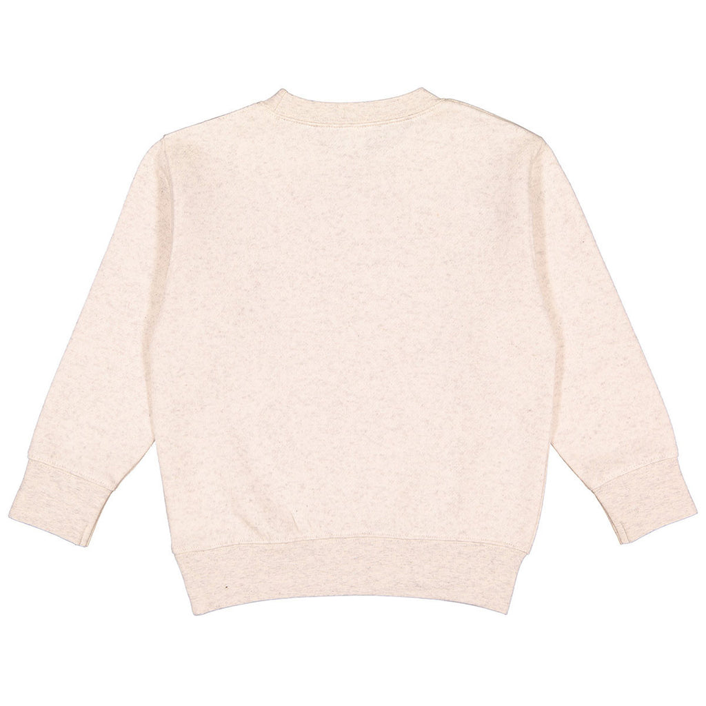 Rabbit Skins Natural Heather Fleece Sweatshirt