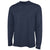 Charles River Men's Navy Comfort-Core Long-Sleeve Crew