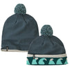 Patagonia Mountains and Sea-Nouveau Green Lightweight Powder Town Beanie