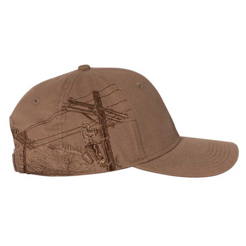 Dri Duck Field Khaki Lineman Cap