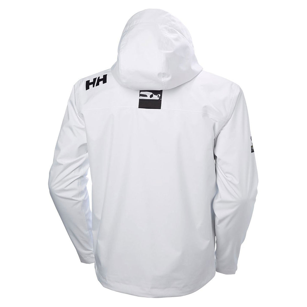 Helly Hansen Men's White Crew Hooded Midlayer Jacket