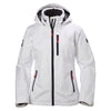 Helly Hansen Women's White Crew Hooded Jacket