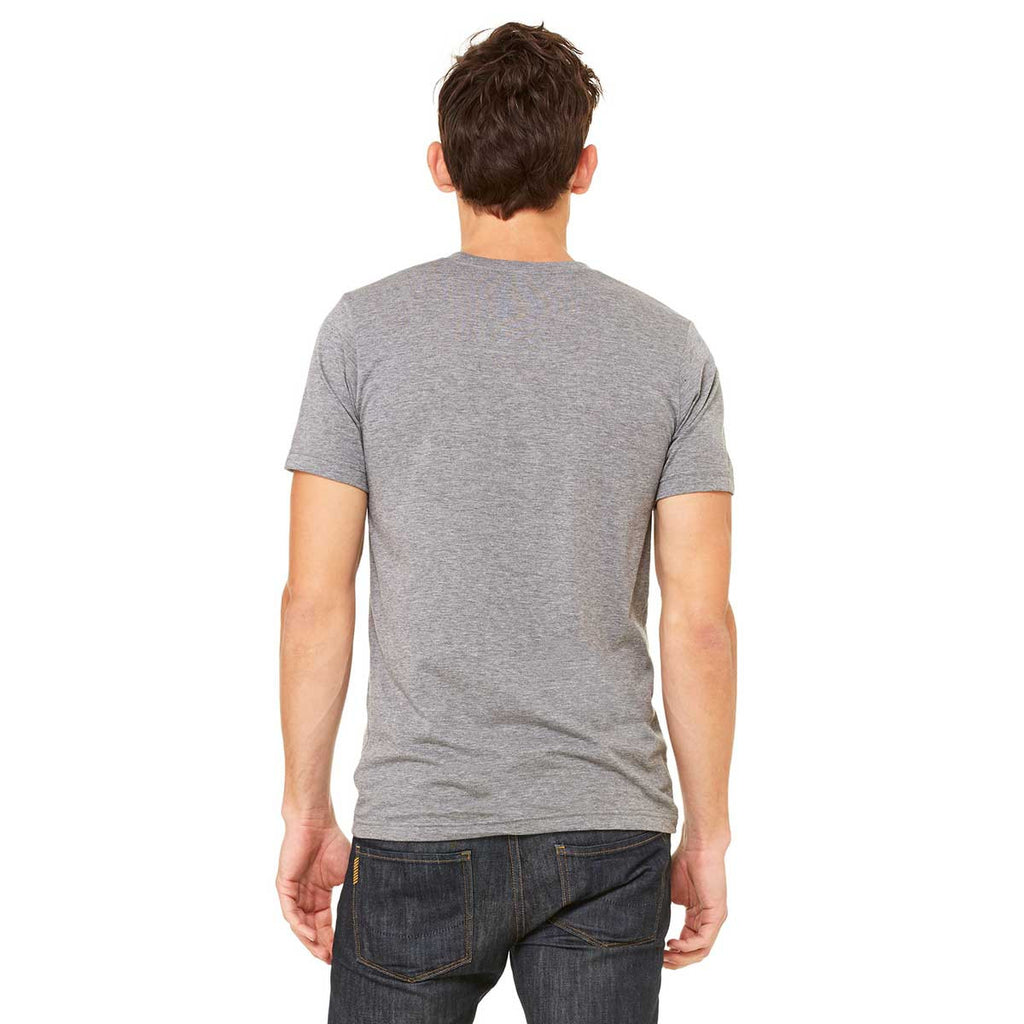 Bella + Canvas Unisex Grey Triblend Short-Sleeve T-Shirt