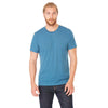 Bella + Canvas Unisex Steel Blue Triblend Short-Sleeve T-Shirt