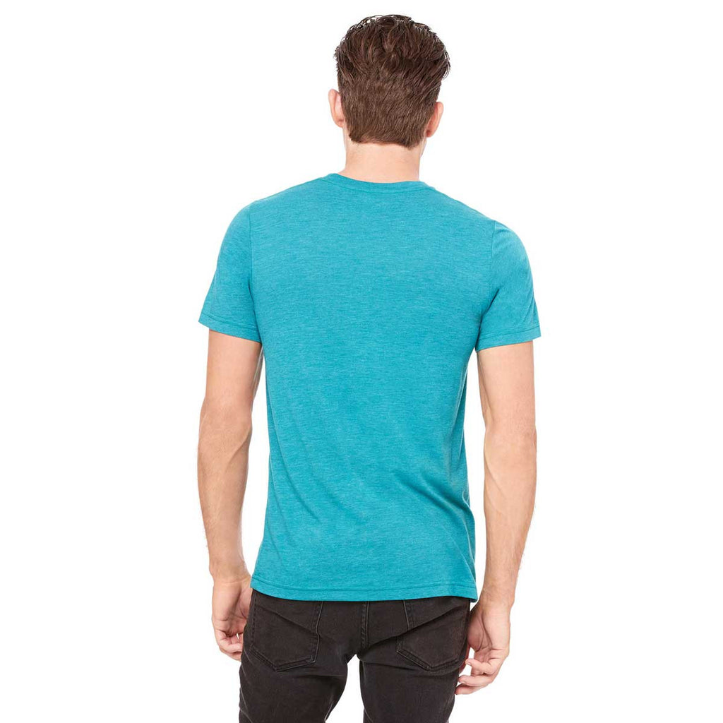 Bella + Canvas Unisex Teal Triblend Short-Sleeve T-Shirt