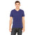 Bella + Canvas Unisex Navy Triblend Short-Sleeve V-Neck T-Shirt