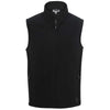 Edwards Unisex Black Microfleece Vest