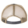 Dri Duck Heather Graphite/Khaki Buck Head Trucker Cap