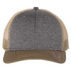 Dri Duck Heather Graphite/Khaki Buck Head Trucker Cap