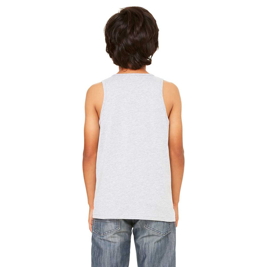 Bella + Canvas Youth Athletic Heather Jersey Tank