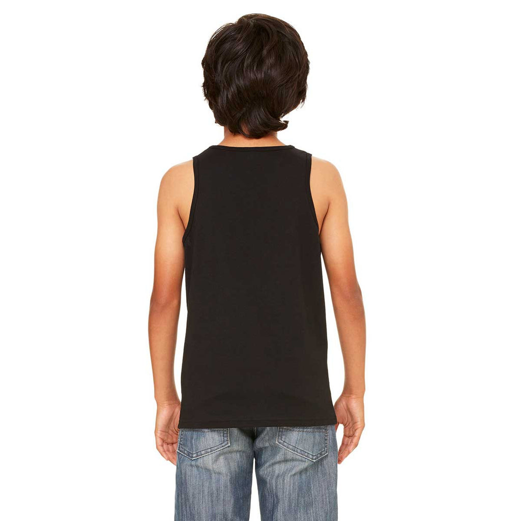 Bella + Canvas Youth Black Jersey Tank