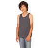 Bella + Canvas Youth Dark Grey Heather Jersey Tank