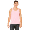 Bella + Canvas Unisex Neon Pink Jersey Tank