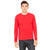 Bella + Canvas Men's Red Jersey Long-Sleeve T-Shirt