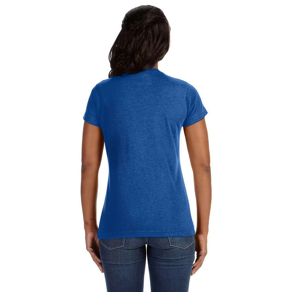 LAT Women's Vintage Royal Fine Jersey T-Shirt