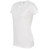 LAT Women's White Fine Jersey T-Shirt