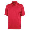 Charles River Men's Red Heather Heathered Polo