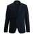 Edwards Men's Navy Agate Point Grey Blazer