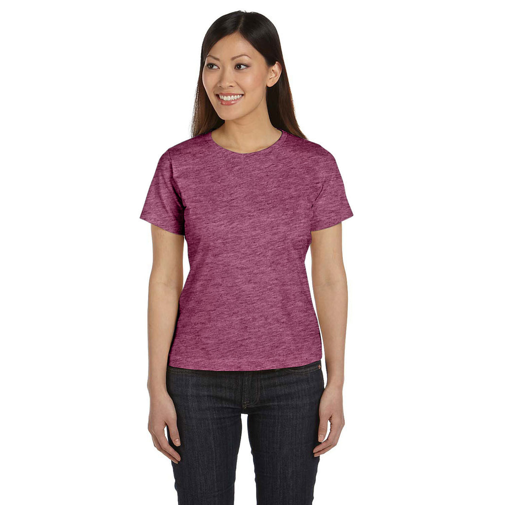 LAT Women's Vintage Burgundy Premium Jersey T-Shirt