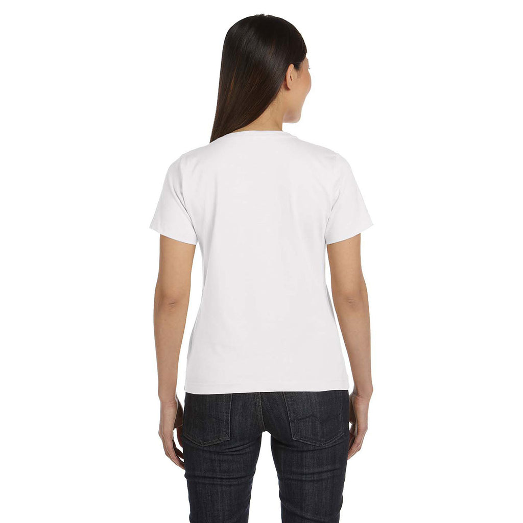 LAT Women's White Premium Jersey T-Shirt