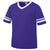 Augusta Sportswear Men's Purple/White Sleeve Stripe Jersey