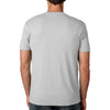 Next Level Men's Light Grey Premium Fitted Short-Sleeve Crew