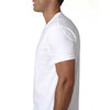 Next Level Men's White Premium Fitted Short-Sleeve Crew