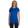 LAT Women's Royal Junior Fit Fine Jersey T-Shirt