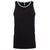 Next Level Men's Black/Heather Grey Premium Jersey Tank