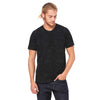 Bella + Canvas Unisex Black Mineral Wash Poly-Cotton Short Sleeve T-Shirt