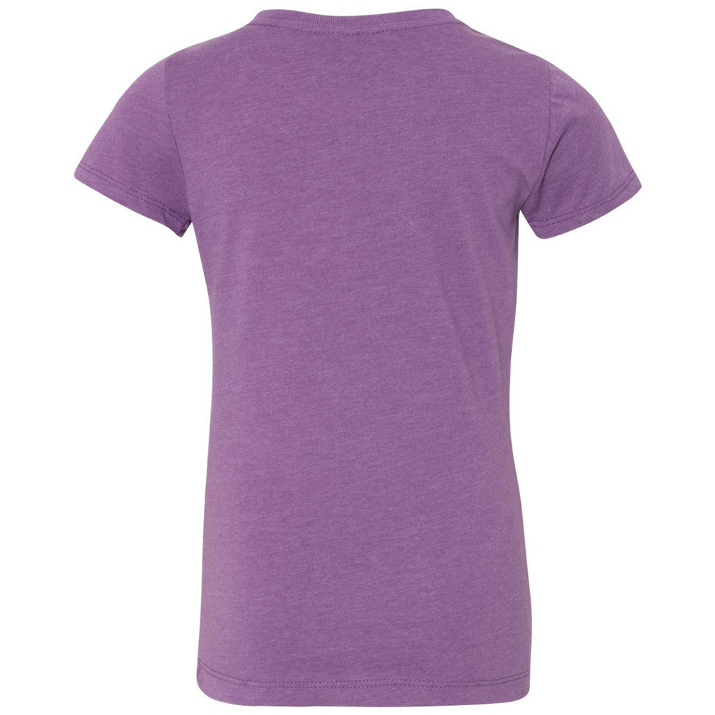 Next Level Girl's Purple Berry Princess CVC Tee