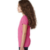 Next Level Girl's Raspberry Princess CVC Tee