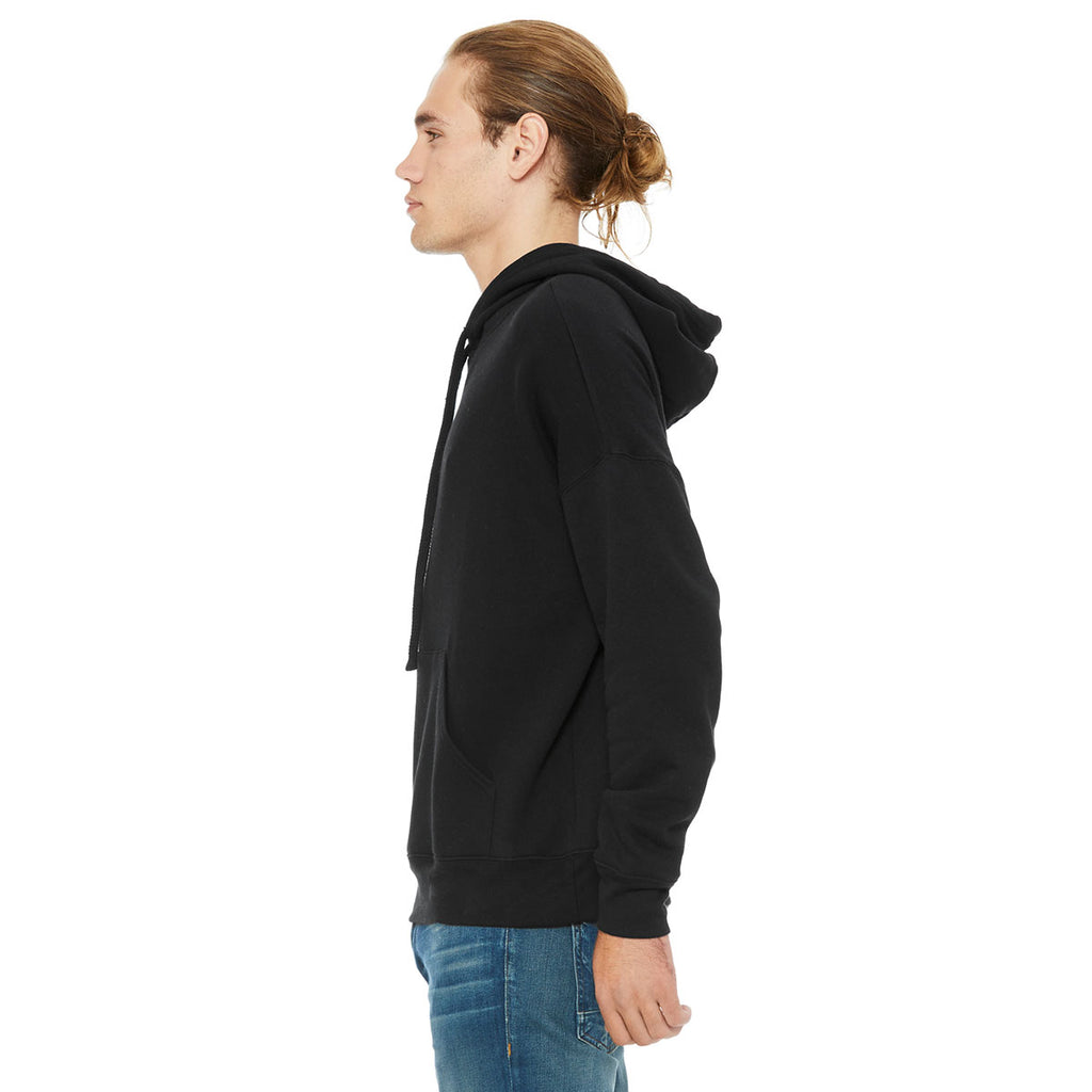 Bella + Canvas Unisex Black Sponge Fleece Pullover Hoodie