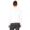 Bella + Canvas Unisex White Full-Zip Hoodie